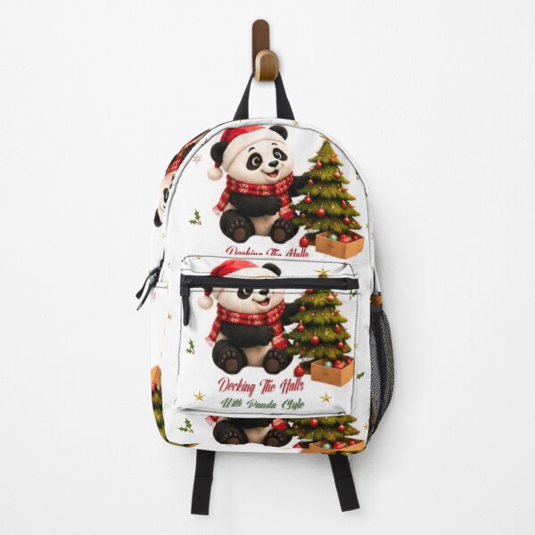 Item preview, Cute Christmas Panda Decorating Tree Holiday designed and sold by EnginerdStudio.