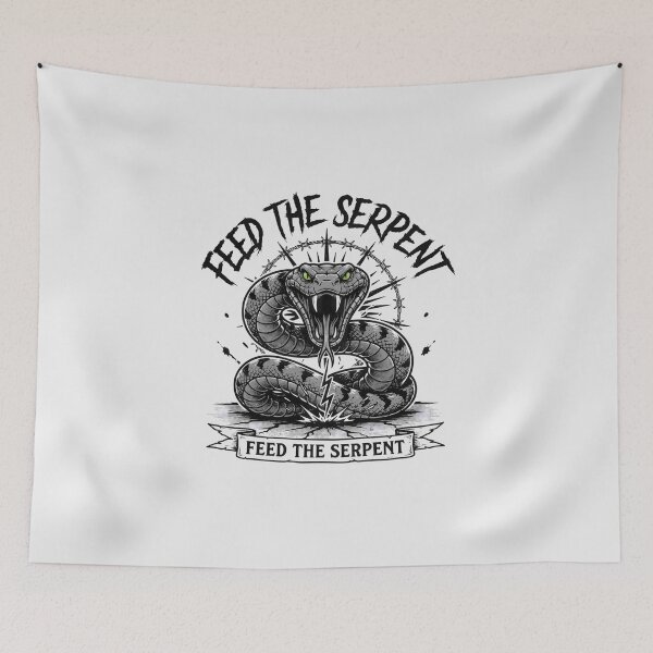 Item preview, Feed The Serpent – Barbed Wire Snake Metalcore designed and sold by Enea Kelo.