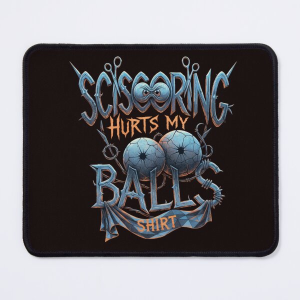 Item preview, Scissoring Hurts My Balls Shirt designed and sold by SkrabinhoArt.