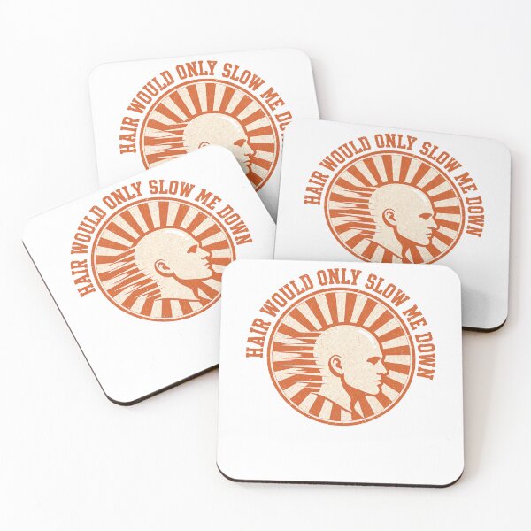 Item preview, Hair Would Only Slow Me Down Bald Joke designed and sold by borutawear.