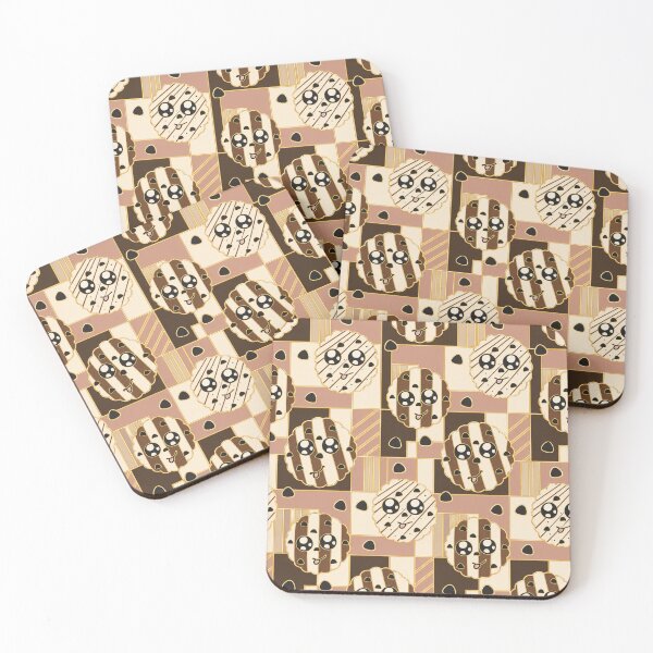 Item preview, Kawaii Chocolate Cookie Seamless Pattern. designed and sold by Suha Design Studio.