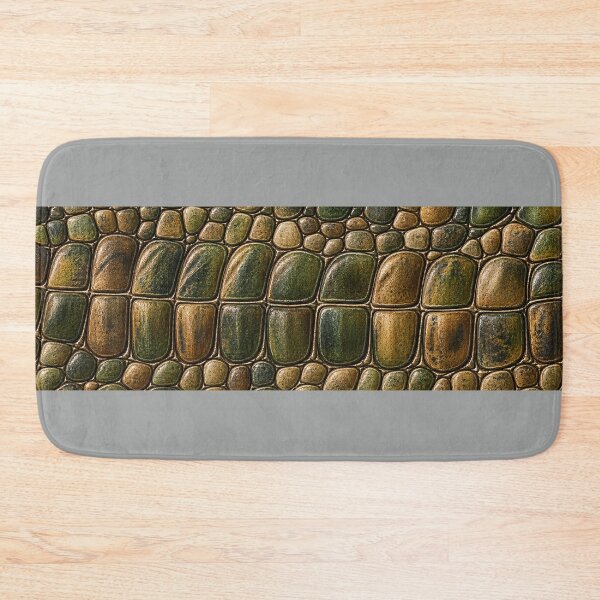 Item preview, Hand Painted Crocodile Scales – Earth Tone Wildlife Texture designed and sold by annenambiro.