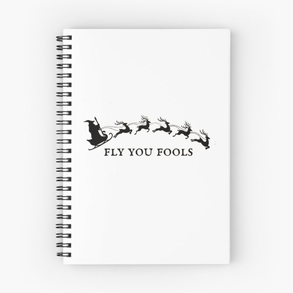 Item preview, Fly You Fools – Funny Fantasy Christmas Reindeer designed and sold by roartusa.