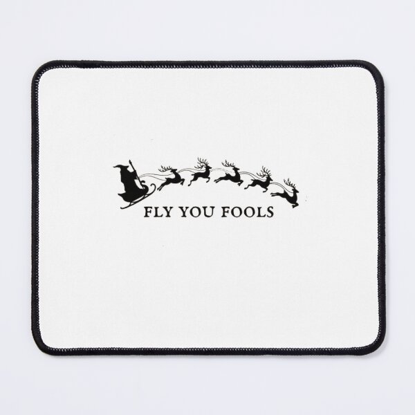 Item preview, Fly You Fools – Funny Fantasy Christmas Reindeer designed and sold by roartusa.