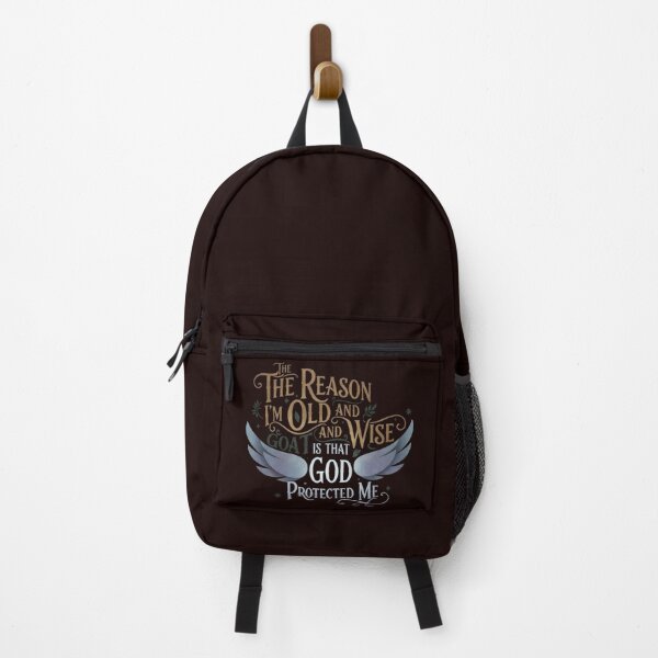 Item preview, The Reason I'm Old and Wise is that God Protected Me designed and sold by SkrabinhoArt.