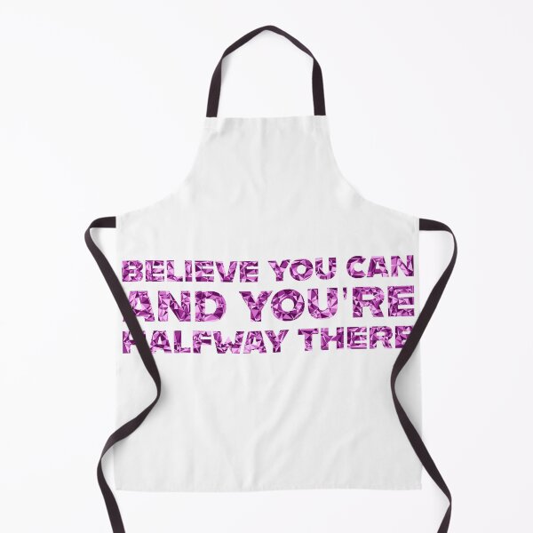 Item preview, "Believe You Can And You're Halfway There" Inspirational Quote Pink Triangular Mosaic Design designed and sold by DymondDesigns.