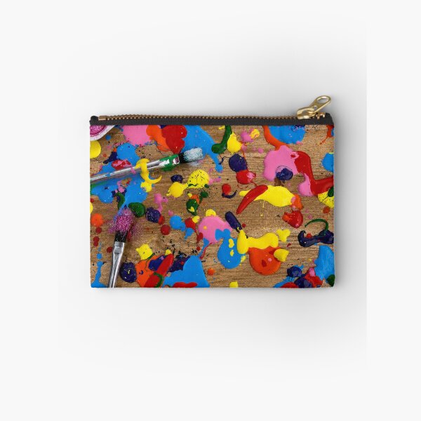 Item preview, Artist Tabletop Paint Spill Abstract Art designed and sold by THE SPLATTERED HAUS BY SAGE BANKS.