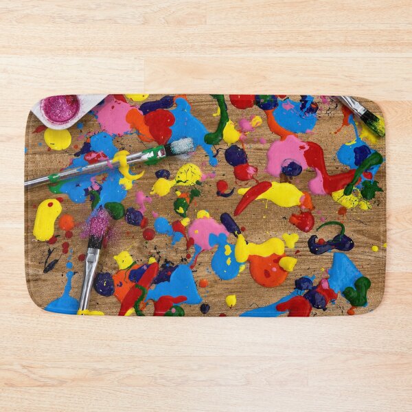 Item preview, Artist Tabletop Paint Spill Abstract Art designed and sold by THE SPLATTERED HAUS BY SAGE BANKS.