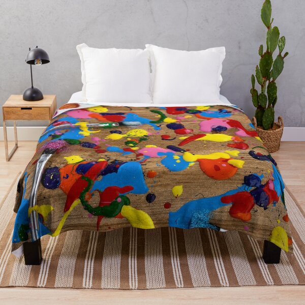 Item preview, Artist Tabletop Paint Spill Abstract Art designed and sold by THE SPLATTERED HAUS BY SAGE BANKS.