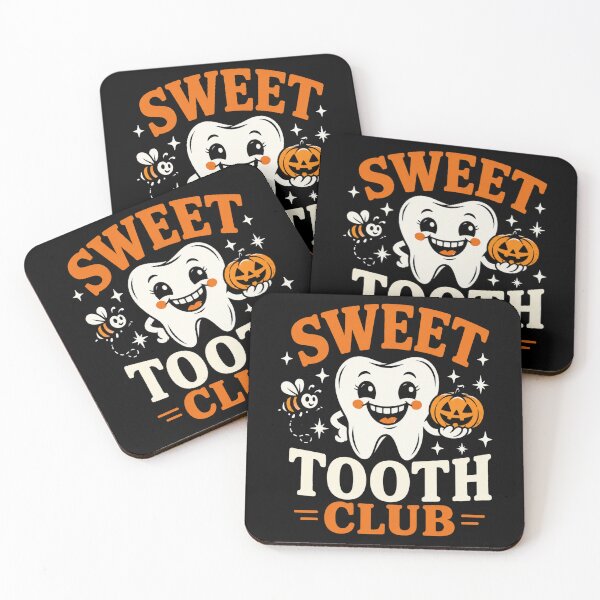 Item preview, Sweet Tooth Club Halloween T-Shirt for Women | Funny Halloween Candy Lover Graphic Gift designed and sold by Trendably.