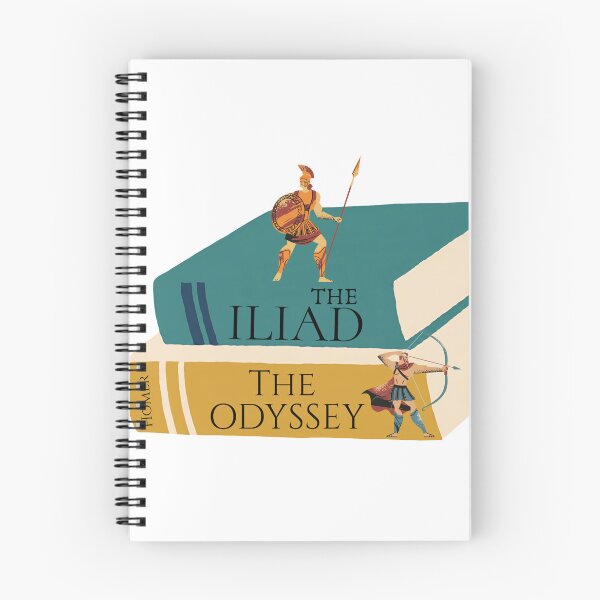 Item preview, The Iliad and The Odyssey | Classical Bookish designed and sold by Nyxander's Bookish Catalogue.