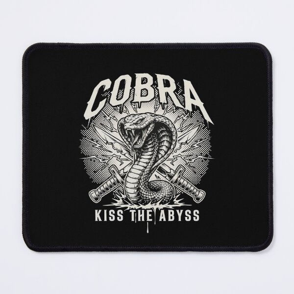 Item preview, Cobra Kiss The Abyss – Monochrome Metal Sword Graphic designed and sold by Enea Kelo.