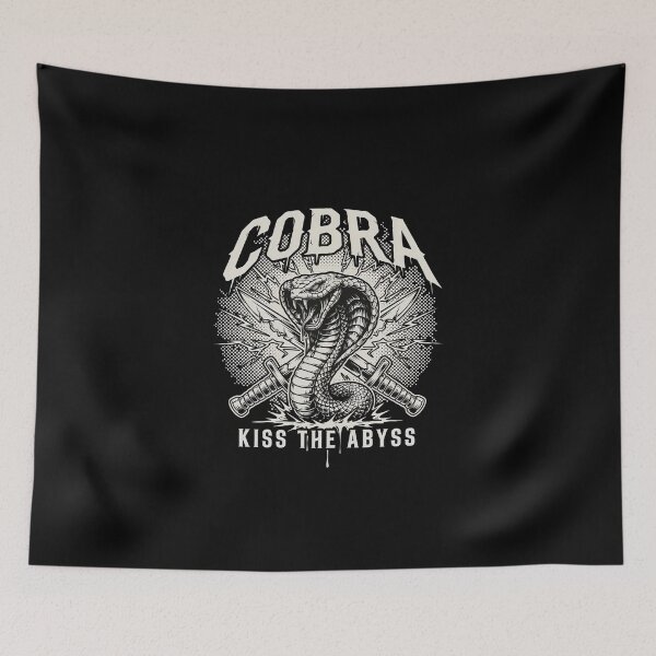 Item preview, Cobra Kiss The Abyss – Monochrome Metal Sword Graphic designed and sold by Enea Kelo.
