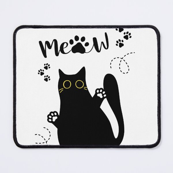 Item preview, Black Cat Peeking Yellow Eyes Meow designed and sold by ReGenDx.