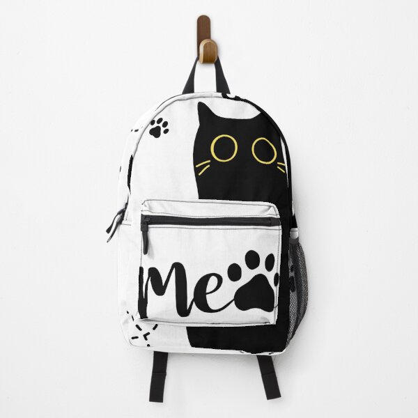 Item preview, Black Cat Peeking Yellow Eyes Meow designed and sold by ReGenDx.