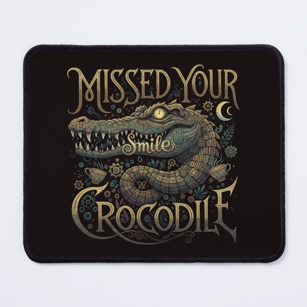 Item preview, Missed Your Smile Crocodile designed and sold by SkrabinhoArt.