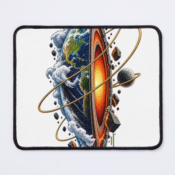Item preview, Earth Split | Planetary Core designed and sold by rigelcreation.