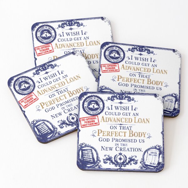 Item preview, Advanced Loan On That Perfect Body Funny Theological Joke designed and sold by ArtisticDesignsbyLinda.