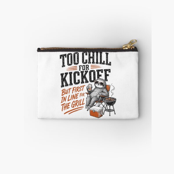 Item preview, Tailgate Sloth Funny Too Chill For Kickoff Sarcastic Tailgating  designed and sold by ZIGLWORKS.