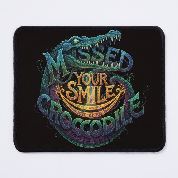 Item preview, Missed Your Smile Crocodile designed and sold by SkrabinhoArt.
