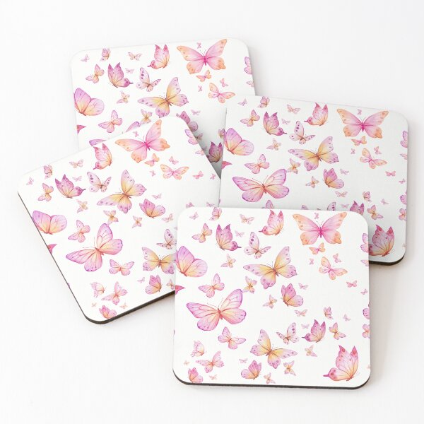 Item preview, Magical Pink and Yellow Butterflies designed and sold by Mazza-mazza.