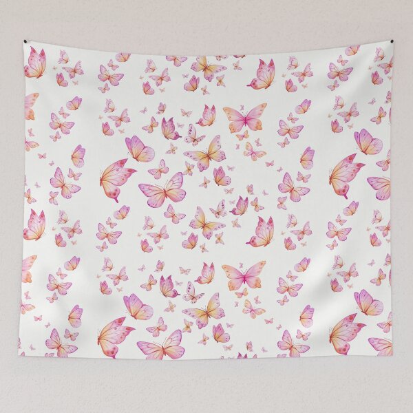 Item preview, Magical Pink and Yellow Butterflies designed and sold by Mazza-mazza.