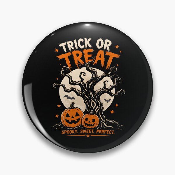 Item preview, Trick or Treat Spooky Halloween Tree designed and sold by Canvas-Whispers.