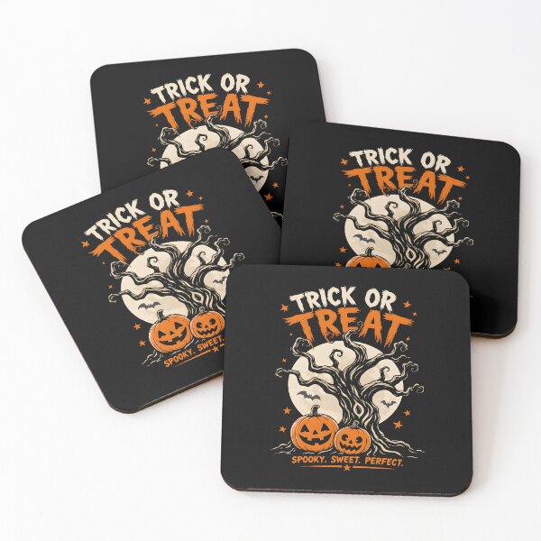 Item preview, Trick or Treat Spooky Halloween Tree designed and sold by Canvas-Whispers.