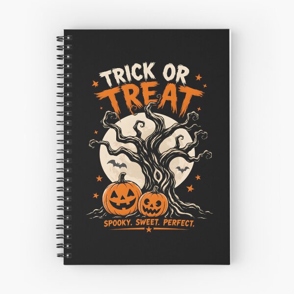 Item preview, Trick or Treat Spooky Halloween Tree designed and sold by Canvas-Whispers.