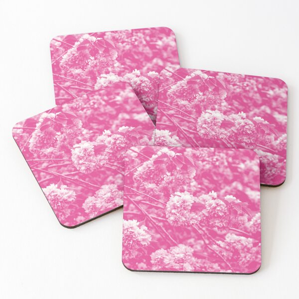 Item preview, Tsutsuji & Gofun | Cherry Blossom | Sakura | Hanami | Pink Flowers | Spring Flowers | Pink & White Limited Duotone Edition designed and sold by ArtPrintsbyNathan.