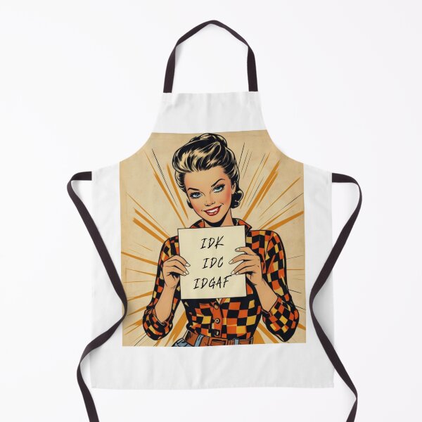 Item preview, IDK IDC IDGAF Funny I Don't Care Women designed and sold by Kaibosh21.
