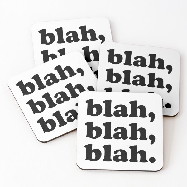 Item preview, blah blah blah (Black text) designed and sold by STUDIO-72.