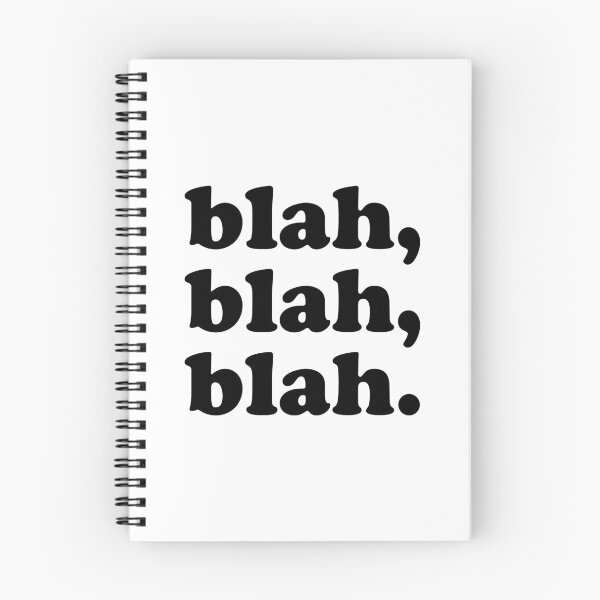 Item preview, blah blah blah (Black text) designed and sold by STUDIO-72.