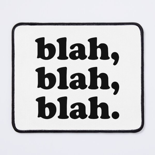 Item preview, blah blah blah (Black text) designed and sold by STUDIO-72.