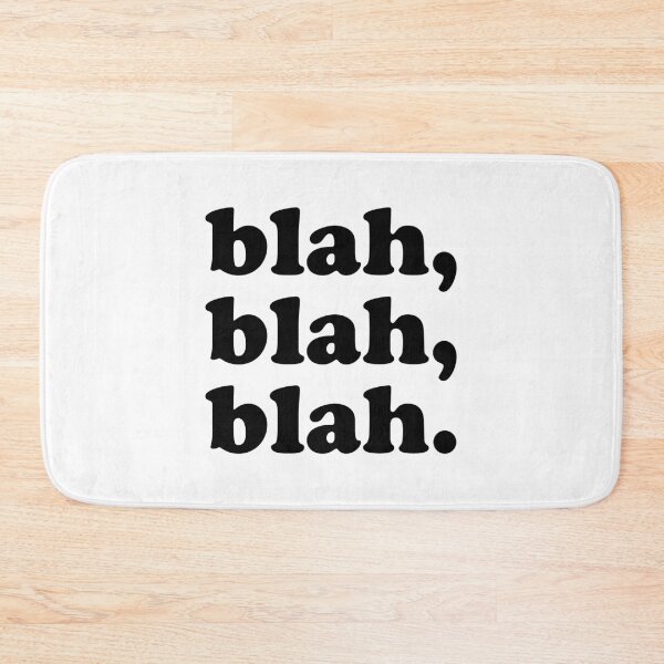Item preview, blah blah blah (Black text) designed and sold by STUDIO-72.
