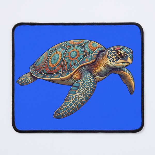 Item preview, Ornate Mandala Sea Turtle Pattern Illustration designed and sold by Exquisite Design Studio „Paculówka”.