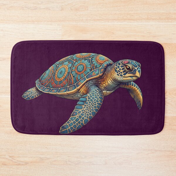 Item preview, Ornate Mandala Sea Turtle Pattern Illustration designed and sold by Exquisite Design Studio „Paculówka”.