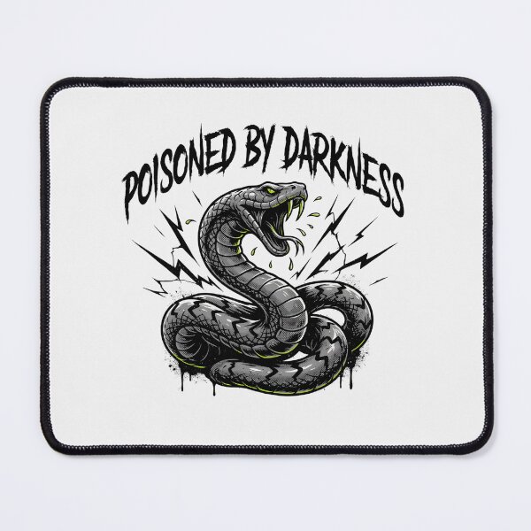 Item preview, Poisoned By Darkness Snake Lightning Deathcore Graphic designed and sold by Enea Kelo.