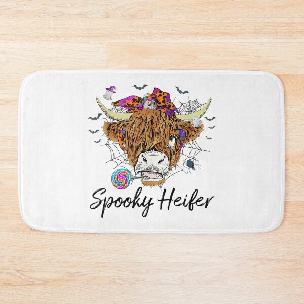 Item preview, Spooky Heifer Halloween Highland Cow Bandana Lollipop designed and sold by Vekonn.
