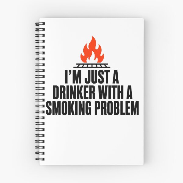 Item preview, Smoking Problem BBQ Funny Meat Lover designed and sold by borutawear.