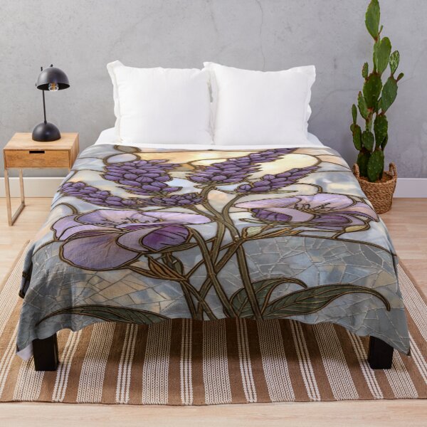 Item preview, Floral stained glass with golden sun designed and sold by BriSher.