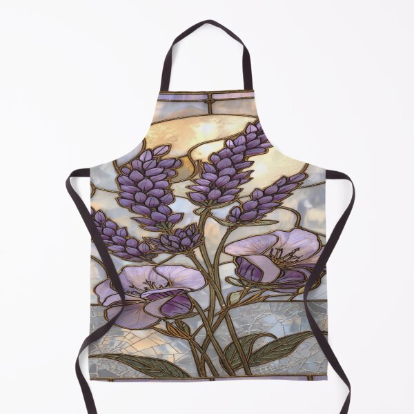 Item preview, Floral stained glass with golden sun designed and sold by BriSher.