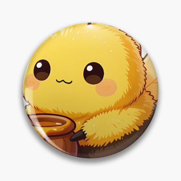 Item preview, Fluffy Bumblebee with Honey Pot designed and sold by pumsquare.