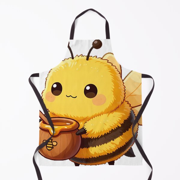Item preview, Fluffy Bumblebee with Honey Pot designed and sold by pumsquare.