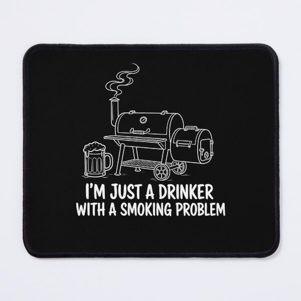 Item preview, Smoking Problem BBQ Funny Meat Lover designed and sold by borutawear.