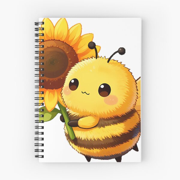 Item preview, Fluffy Bumblebee with Big Sunflower designed and sold by pumsquare.