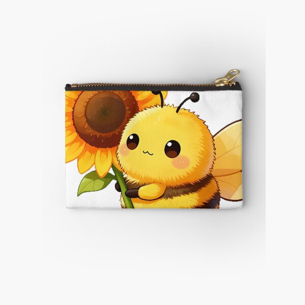 Item preview, Fluffy Bumblebee with Big Sunflower designed and sold by pumsquare.