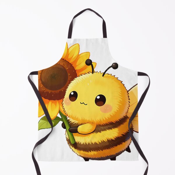 Item preview, Fluffy Bumblebee with Big Sunflower designed and sold by pumsquare.