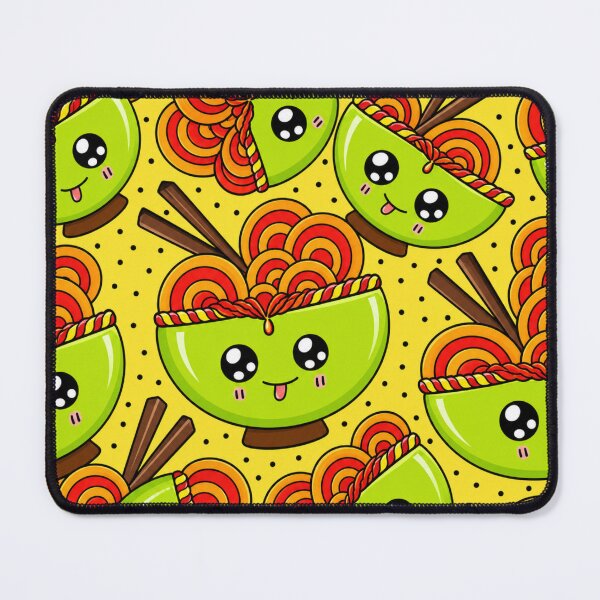 Item preview, Kawaii Ramen Bowl Seamless Food Pattern designed and sold by suha-art.