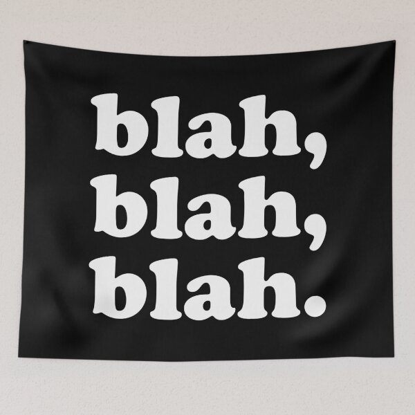 Item preview, blah blah blah (White text) designed and sold by STUDIO-72.